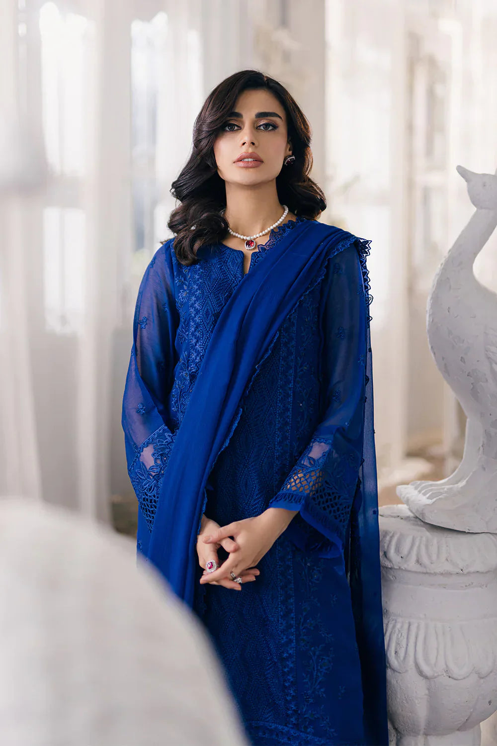 Azure | Ensembles Embroidered Formals | Iris Charm