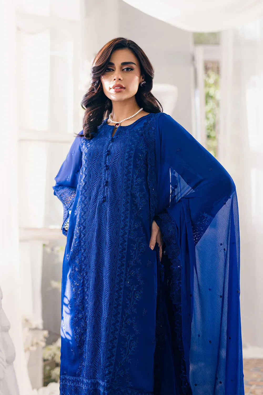Azure | Ensembles Embroidered Formals | Iris Charm - Formal 
