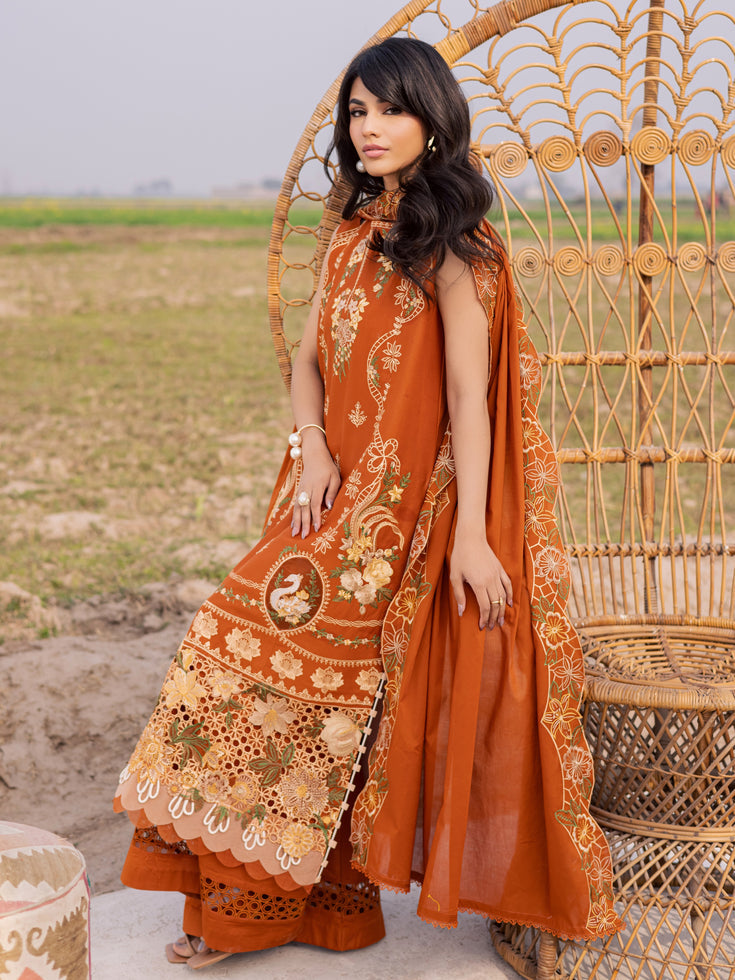 Parishay | Dil e Raqsum 26 | DQ-03 - Luxury Dress - available at Maria Faisal in UK and USA.