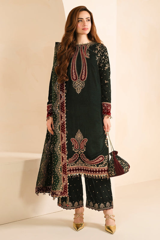 Jazmin | Velvet Edit 24 | Velvet Formal VF-2034 - Ladies Clothes - Maria Faisal