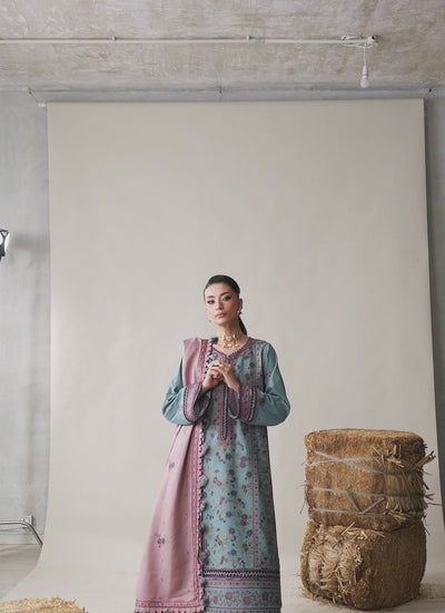 Asim Jofa | Kashmiri Collection 25 | AJULK-03 - Luxury Dress - available at Maria Faisal in UK and USA.