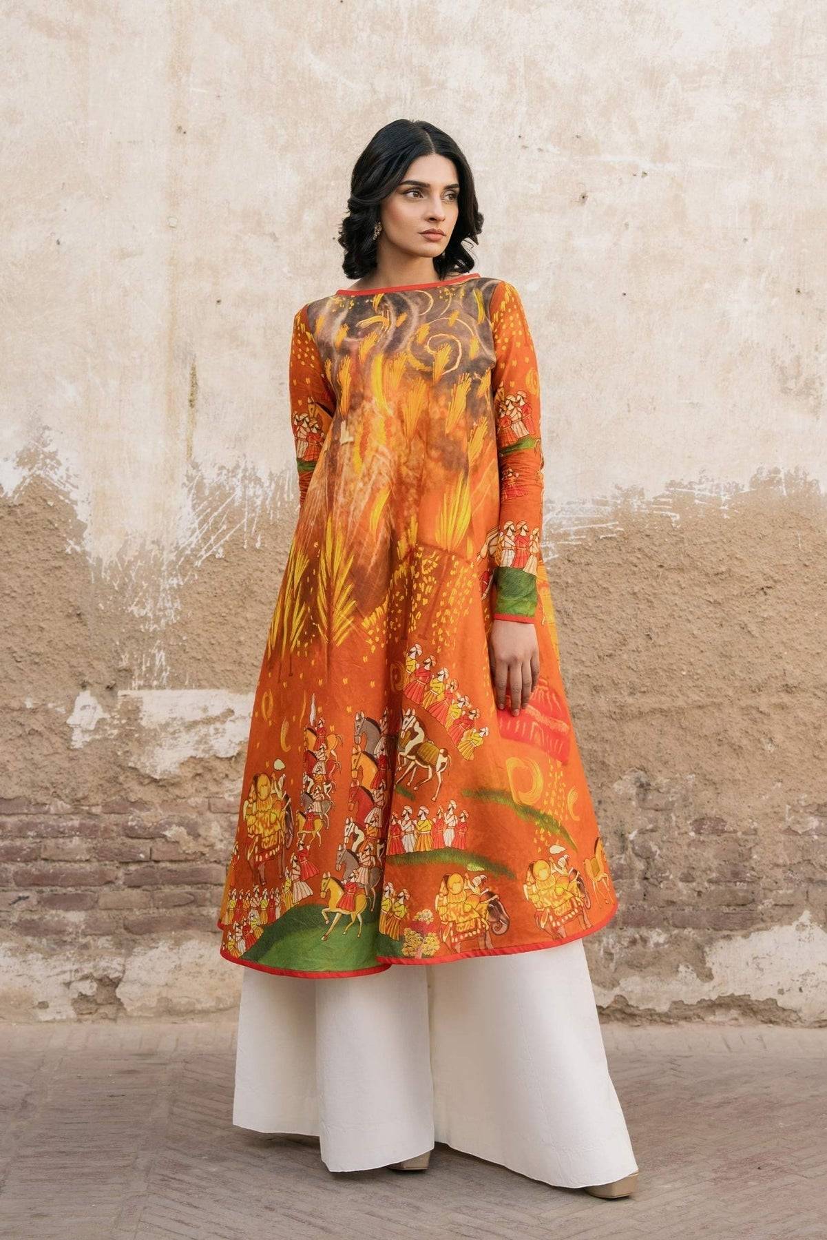 Fahad Hussayn | Lawn Banger | Baori by Maria Faisal - Registered Vendor of : Fahad Hussayn - type : Ladies Clothes - 100% original wedding dresses