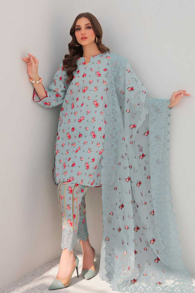 Baroque | Lawn Collection 24 | UF-305 - Waniyas