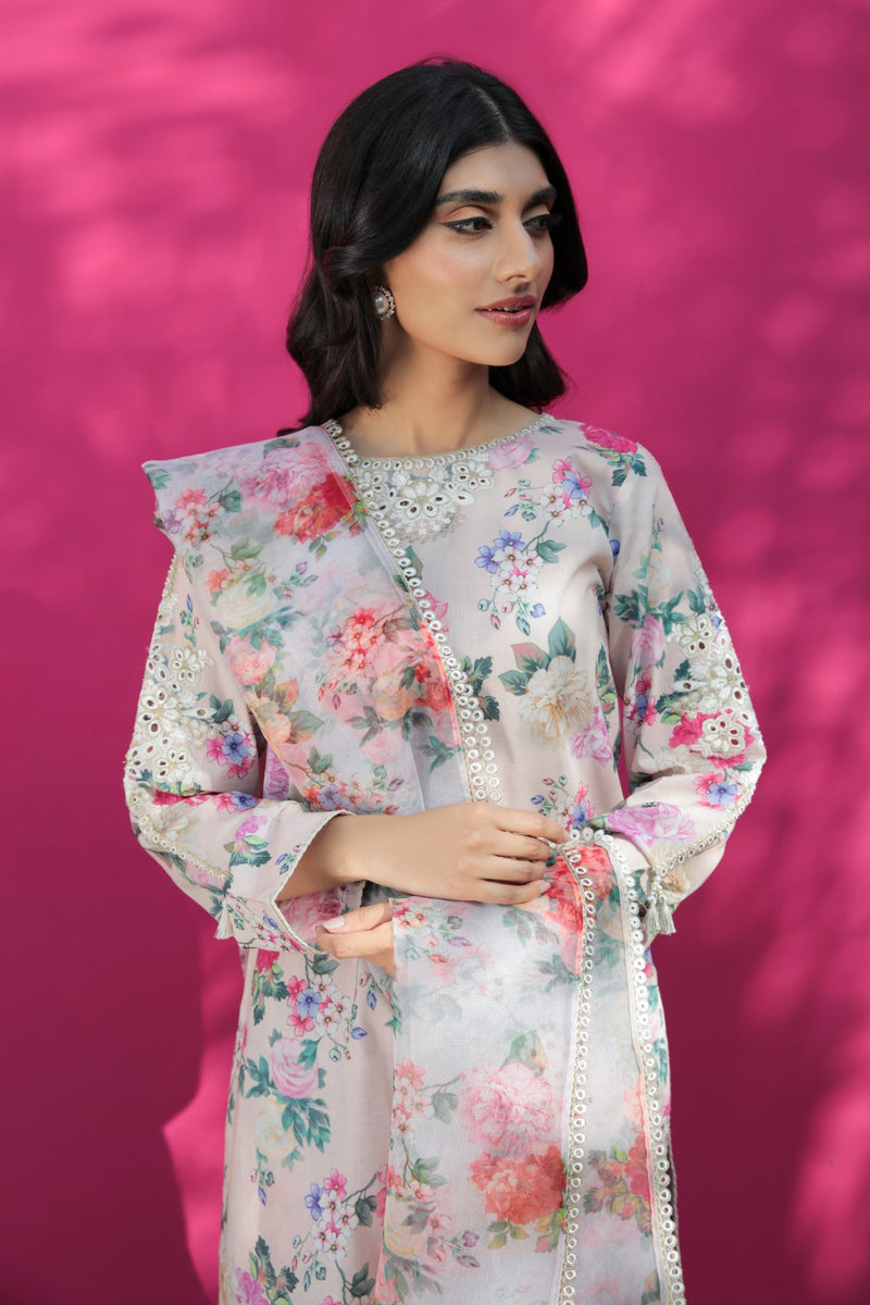 Baroque | Lawn Collection 24 | UF-191 - Waniyas