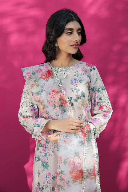 Baroque | Lawn Collection 24 | UF-191 - Waniyas