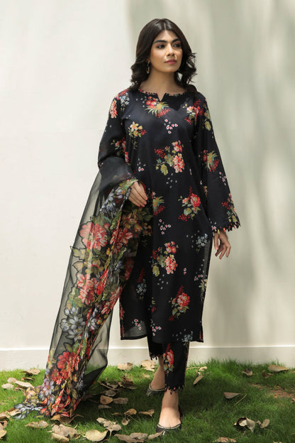 Baroque | Lawn Collection 24 | UF-208 - Designer Dress - Maria Faisal