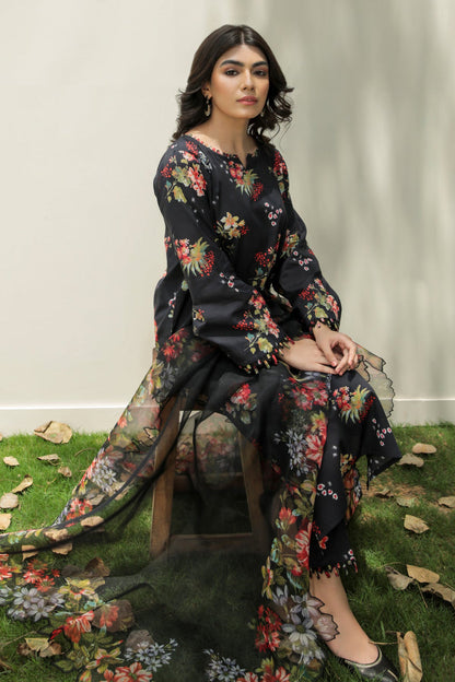 Baroque | Lawn Collection 24 | UF-208 - Designer Dress - Maria Faisal