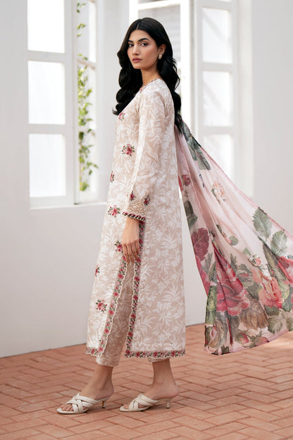 Baroque | Lawn Collection 24 | UF-535 - Waniyas
