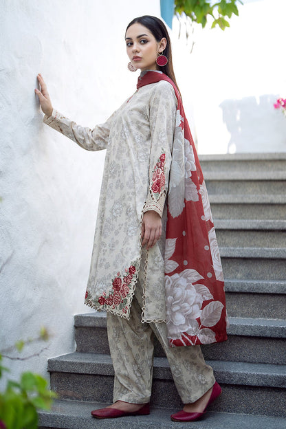 Baroque | Lawn Collection 24 | UF-549 - Waniyas