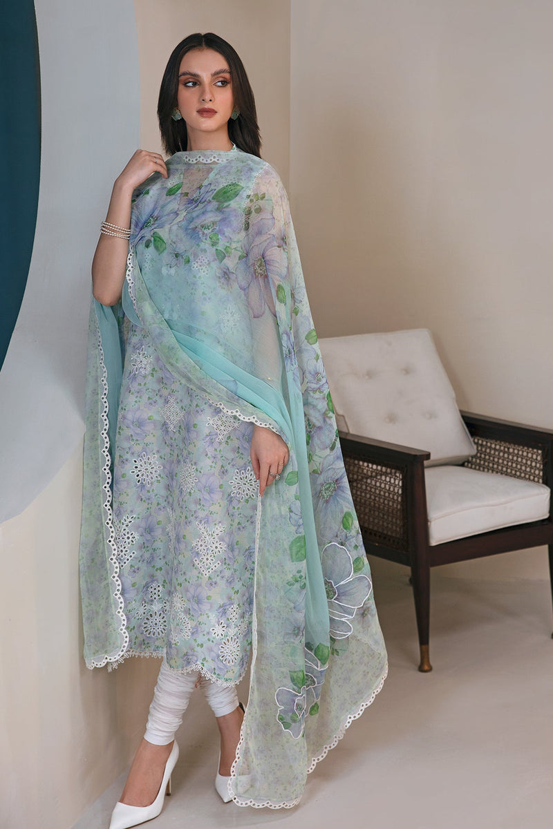 Baroque | Lawn Collection 24 | UF-357 - Waniyas