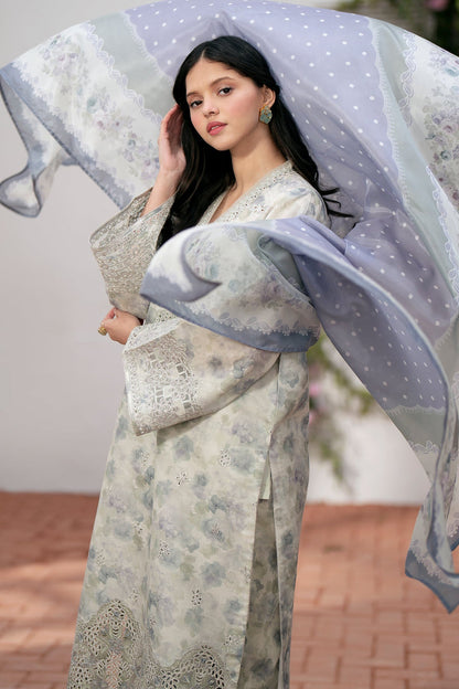 Baroque | Lawn Collection 24 | UF-536 - Waniyas