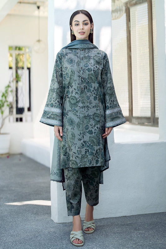 Baroque | Lawn Collection 24 | UF-551 - Waniyas