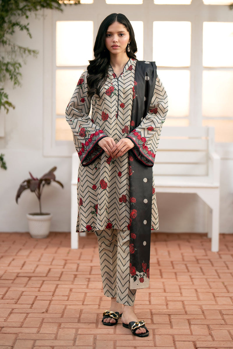 Baroque | Lawn Collection 24 | UF-539 - Waniyas