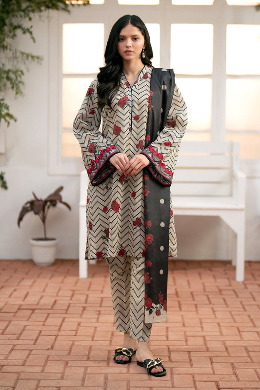 Baroque | Lawn Collection 24 | UF-539 - Waniyas