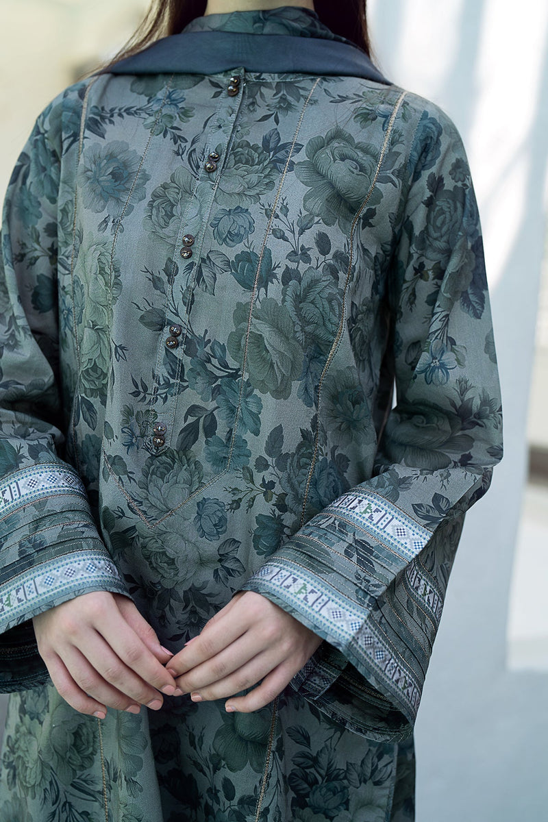 Baroque | Lawn Collection 24 | UF-551 - Waniyas