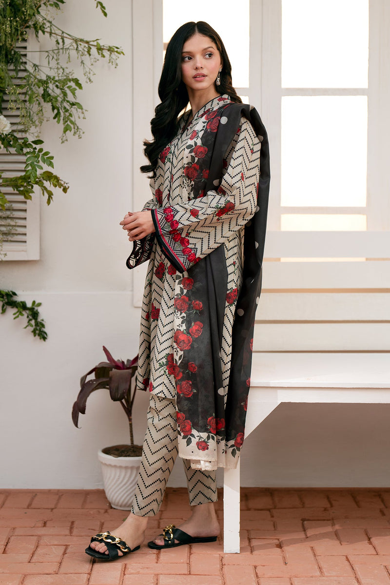 Baroque | Lawn Collection 24 | UF-539 - Waniyas