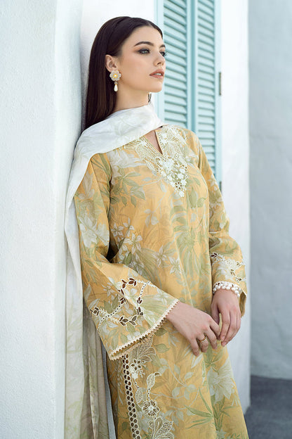 Baroque | Lawn Collection 24 | UF-542 - Waniyas