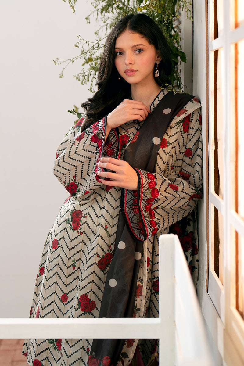 Baroque | Lawn Collection 24 | UF-539 - Waniyas