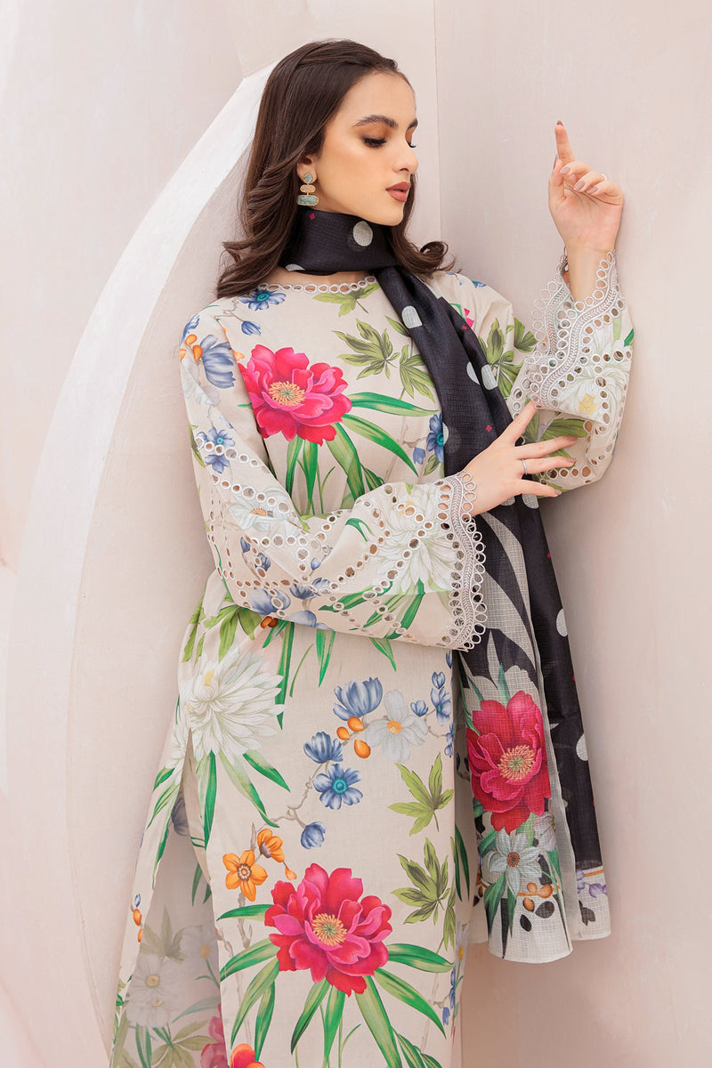 Baroque | Lawn Collection 24 | UF-332 - Waniyas