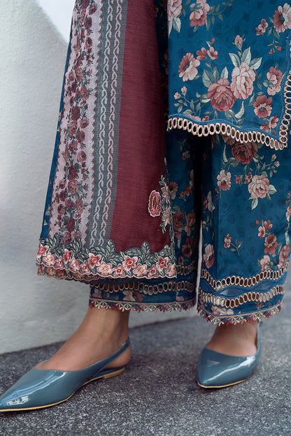 Baroque | Lawn Collection 24 | UF-554 - Waniyas