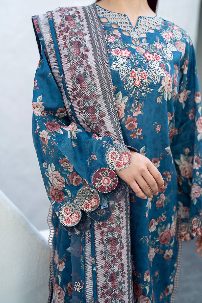 Baroque | Lawn Collection 24 | UF-554 - Waniyas