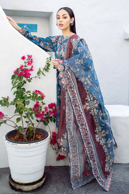 Baroque | Lawn Collection 24 | UF-554 - Waniyas