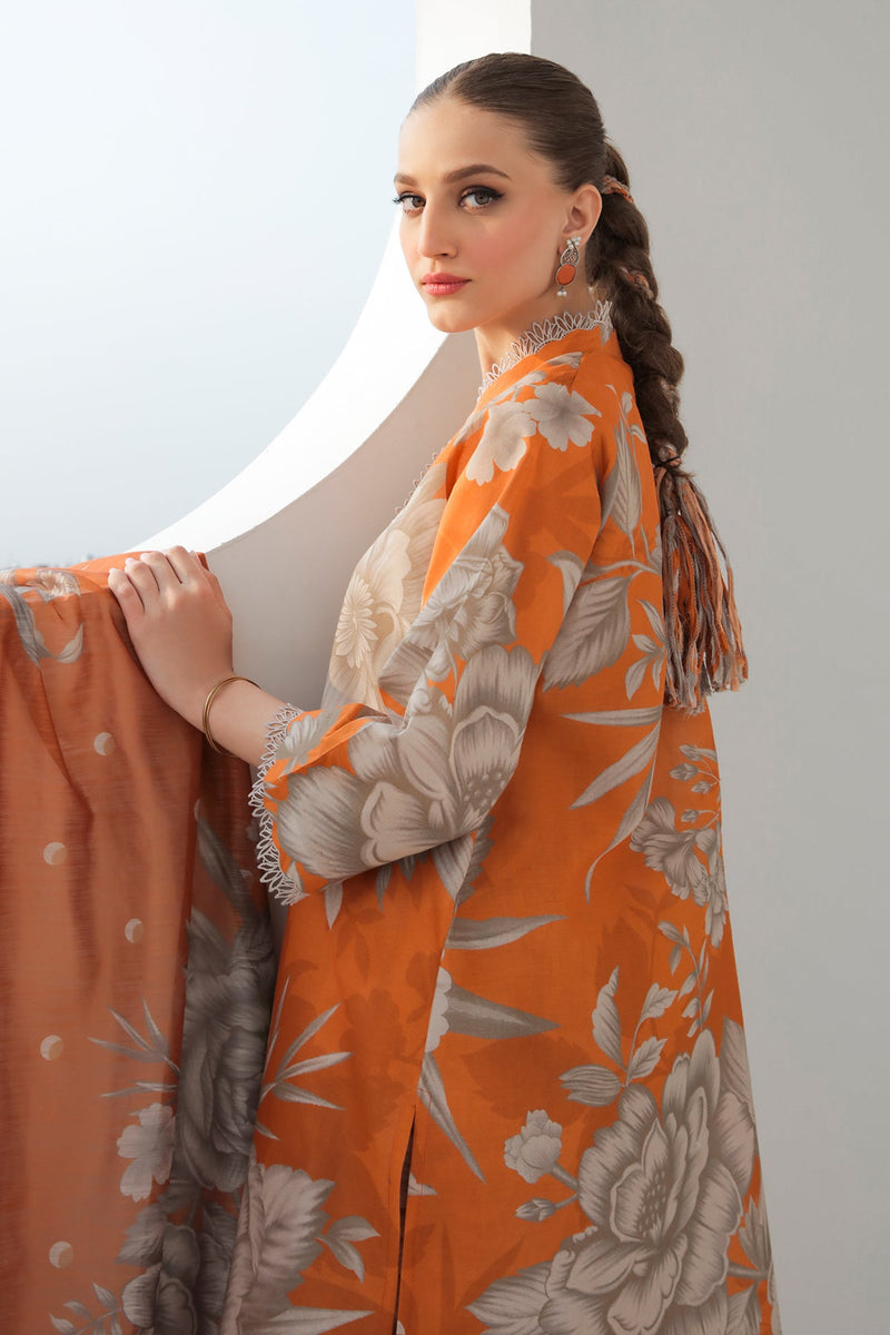 Baroque | Lawn Collection 24 | UF-312 - Waniyas