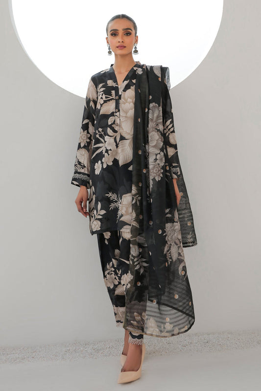 Baroque | Lawn Collection 24 | UF-313 - Waniyas