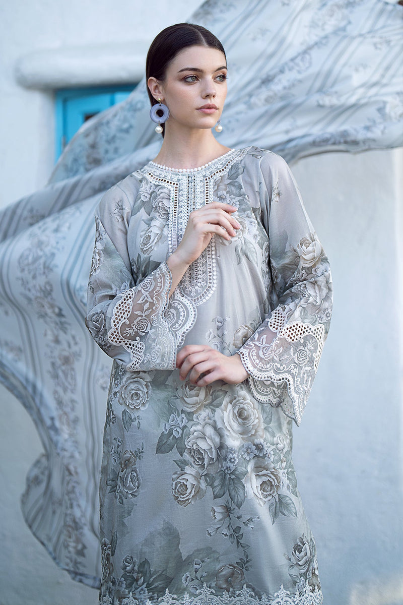 Baroque | Lawn Collection 24 | UF-557 - Waniyas