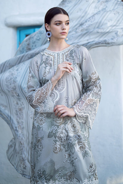 Baroque | Lawn Collection 24 | UF-557 - Waniyas