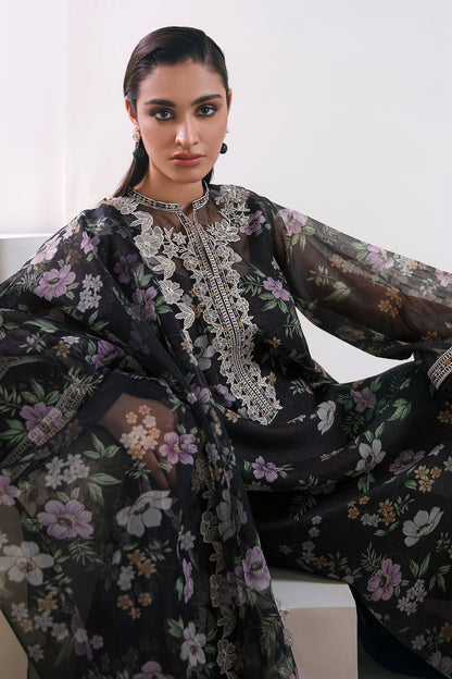 Baroque | Lawn Collection 24 | UF-366 - Designer Dress - Maria Faisal