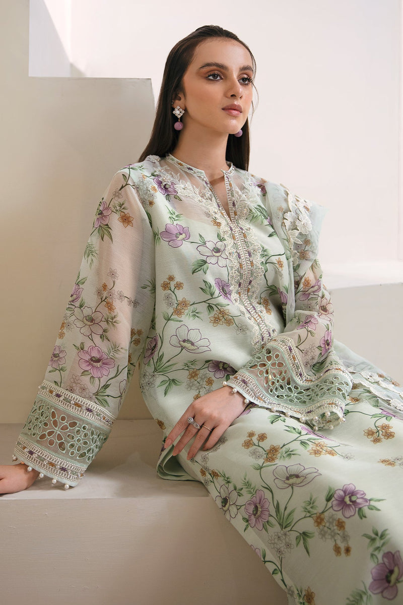 Baroque | Lawn Collection 24 | UF-367 - Designer Dress - Maria Faisal