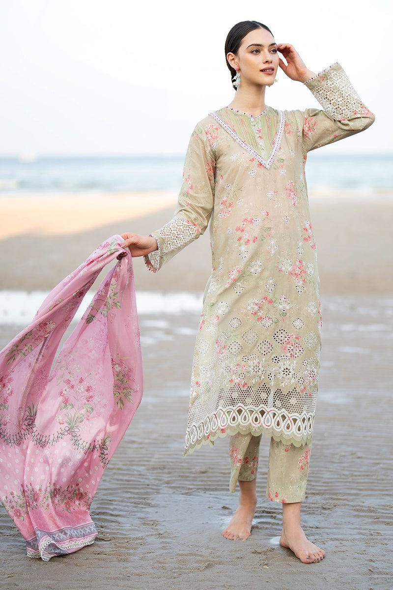 Baroque | Lawn Collection 24 | UF-560 - Waniyas