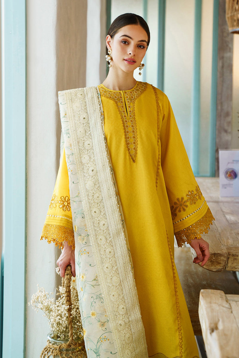 Baroque | Lawn Collection 24 | UF-562 - Waniyas