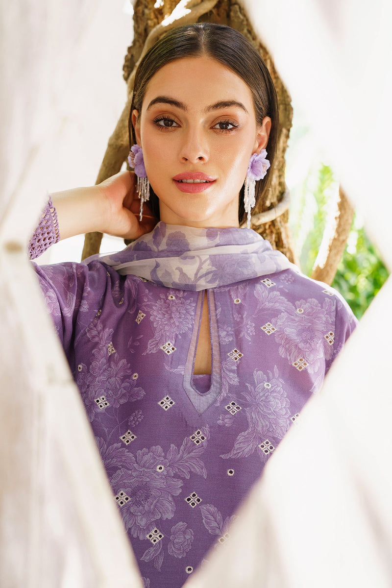 Baroque | Lawn Collection 24 | UF-563 - Waniyas