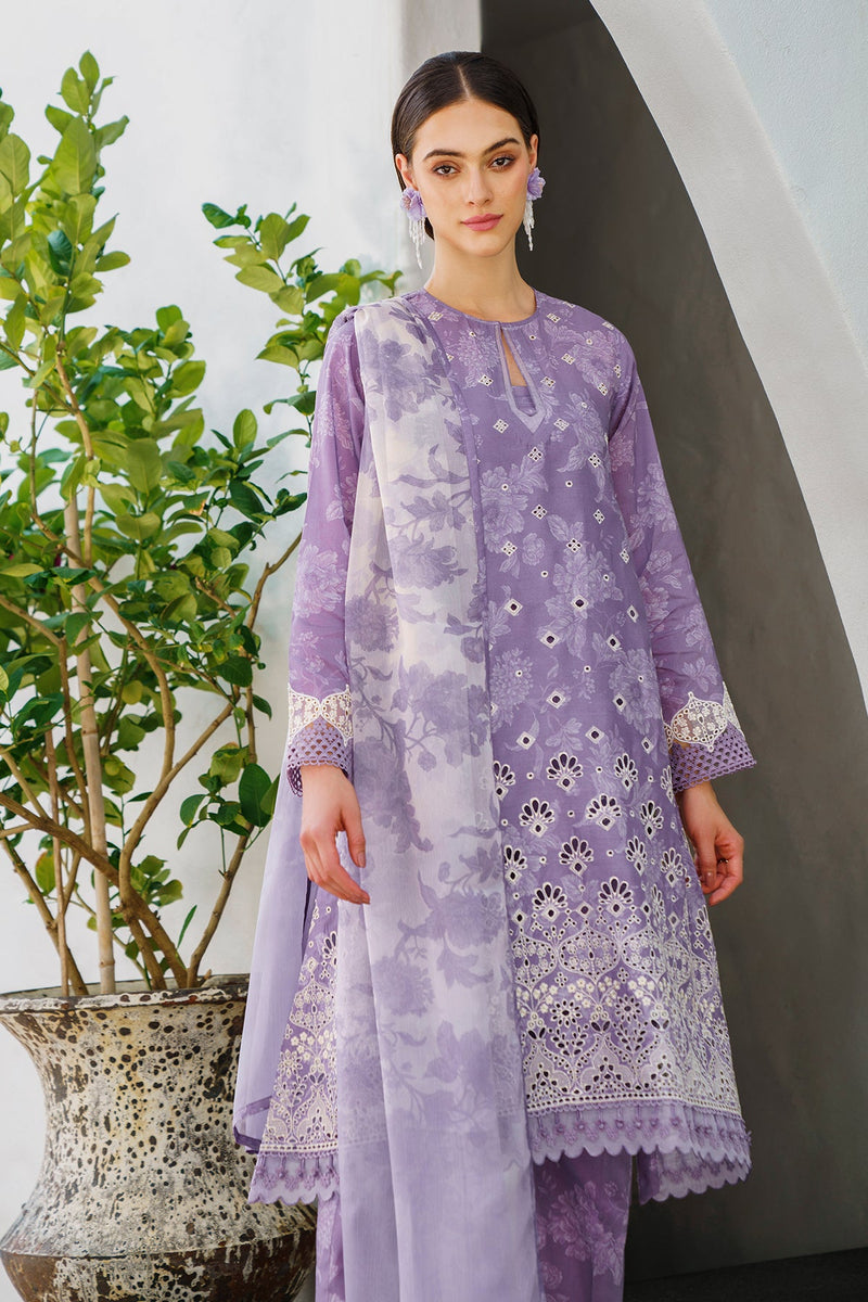 Baroque | Lawn Collection 24 | UF-563 - Waniyas