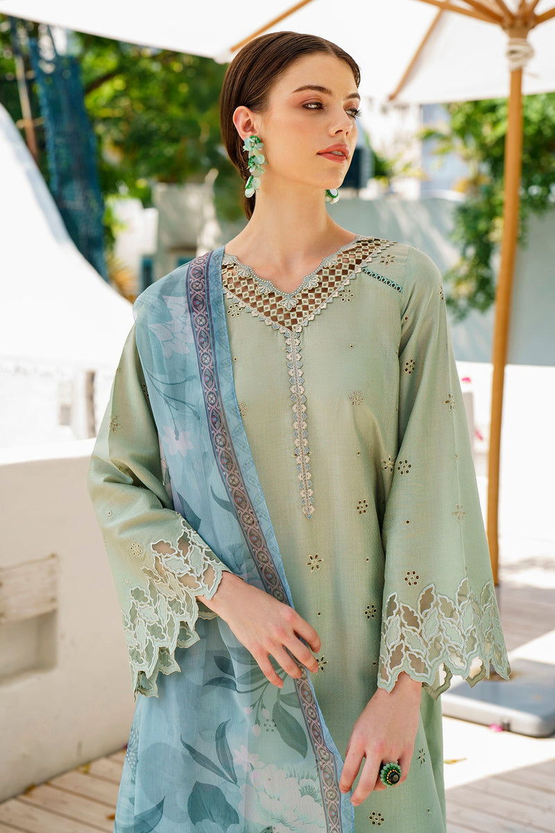 Baroque | Lawn Collection 24 | UF-565 - Waniyas