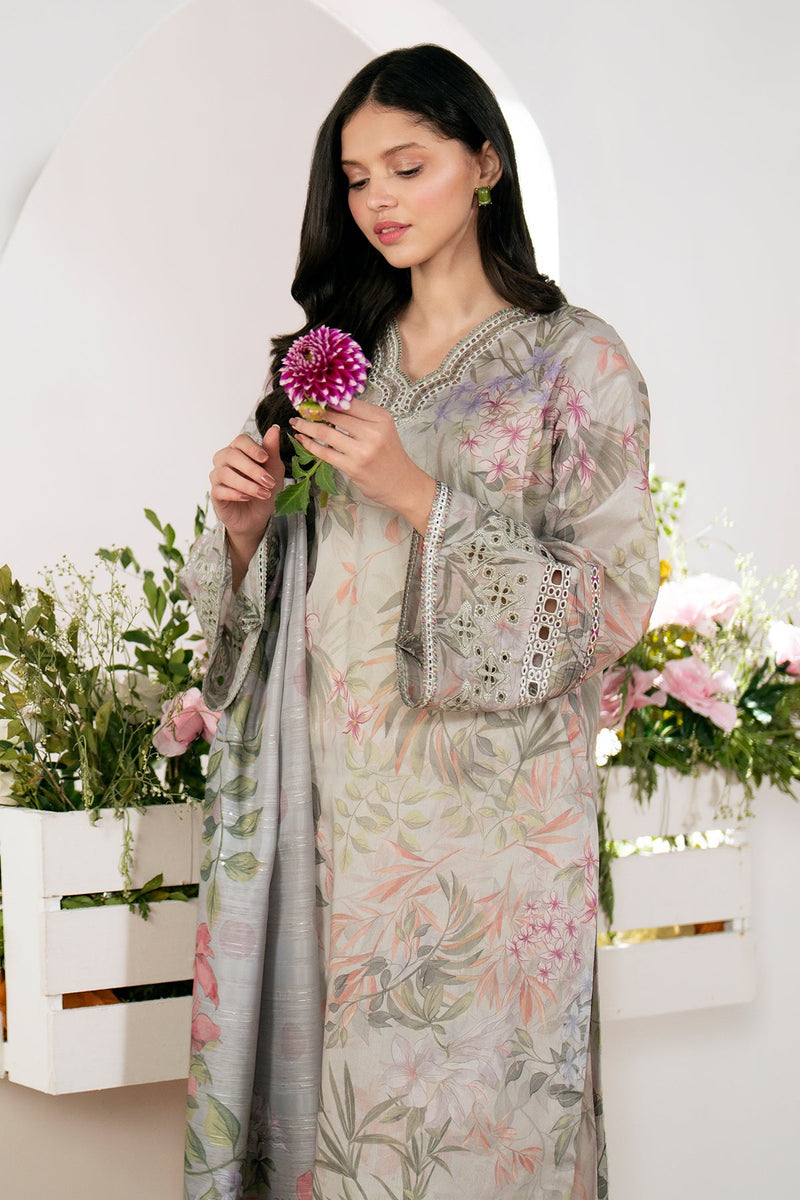 Baroque | Lawn Collection 24 | UF-528 - Waniyas