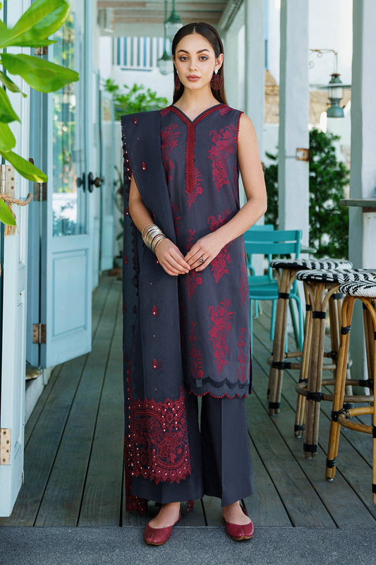 Baroque | Lawn Collection 24 | UF-567 - Waniyas