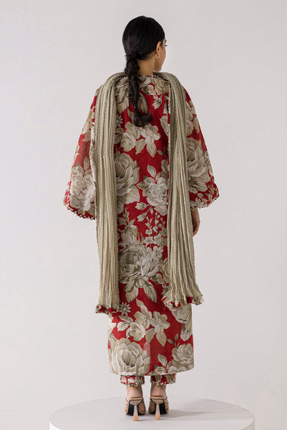 Baroque | Lawn Collection 24 | UF-378 - Designer Dress - Maria Faisal