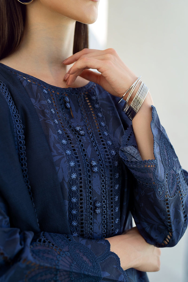 Baroque | Lawn Collection 24 | UF-544 - Waniyas