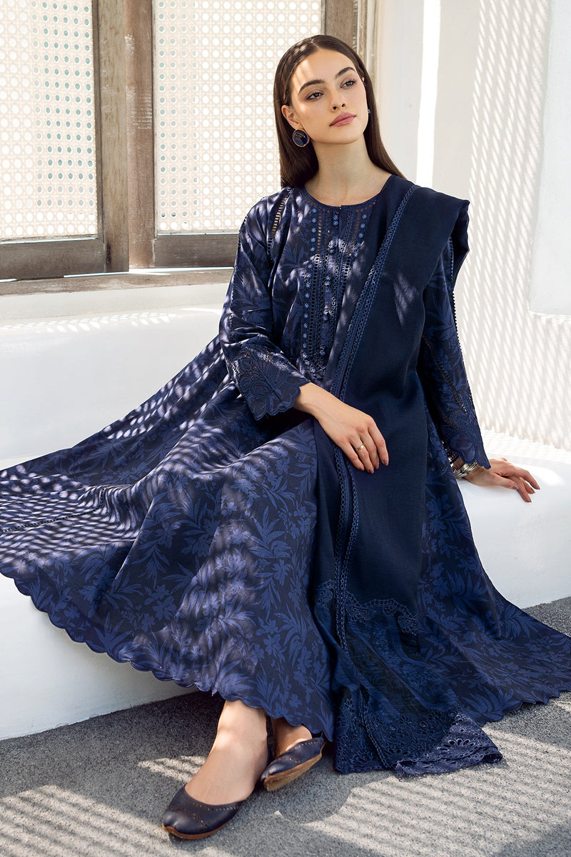 Baroque | Lawn Collection 24 | UF-544 - Waniyas