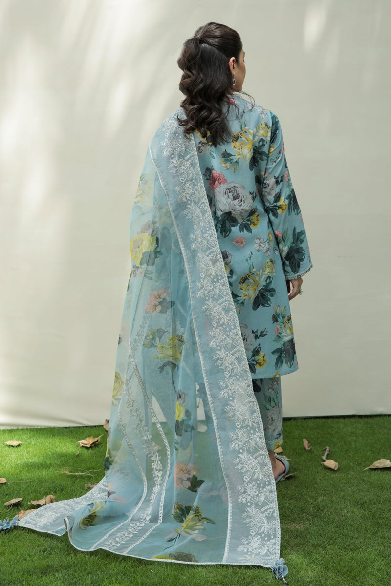 Baroque | Lawn Collection 24 | UF-211 - Designer Dress - Maria Faisal