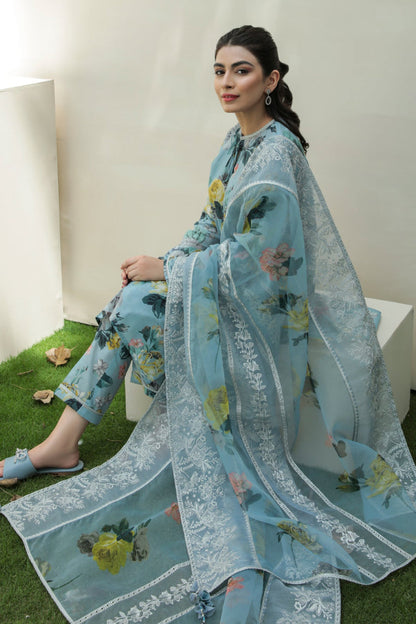 Baroque | Lawn Collection 24 | UF-211 - Designer Dress - Maria Faisal