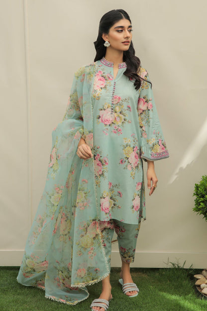Baroque | Lawn Collection 24 | UF-215 - Waniyas