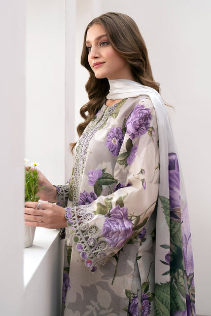 Baroque | Lawn Collection 24 | UF-531 - Waniyas