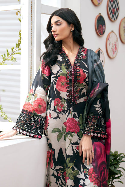 Baroque | Lawn Collection 24 | UF-532 - Waniyas