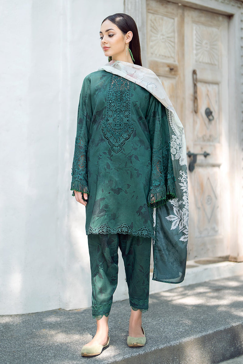 Baroque | Lawn Collection 24 | UF-546 - Waniyas