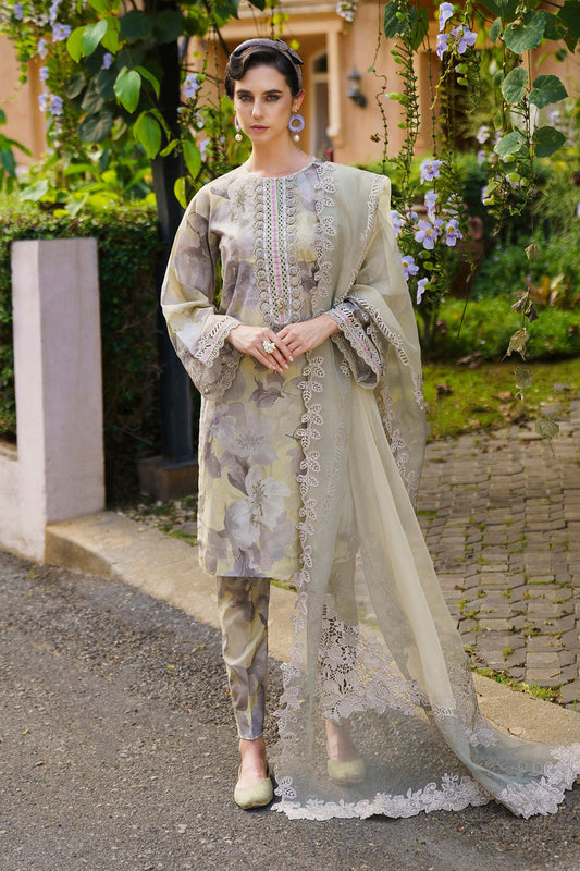 Baroque | Lawn Collection 24 | UF-587 - Waniyas