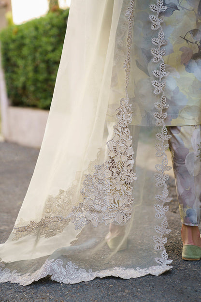 Baroque | Lawn Collection 24 | UF-587 - Waniyas